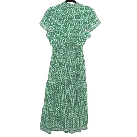 Max Studio Green Flowy Midi Dress Size XLarge - Picture 6 of 7